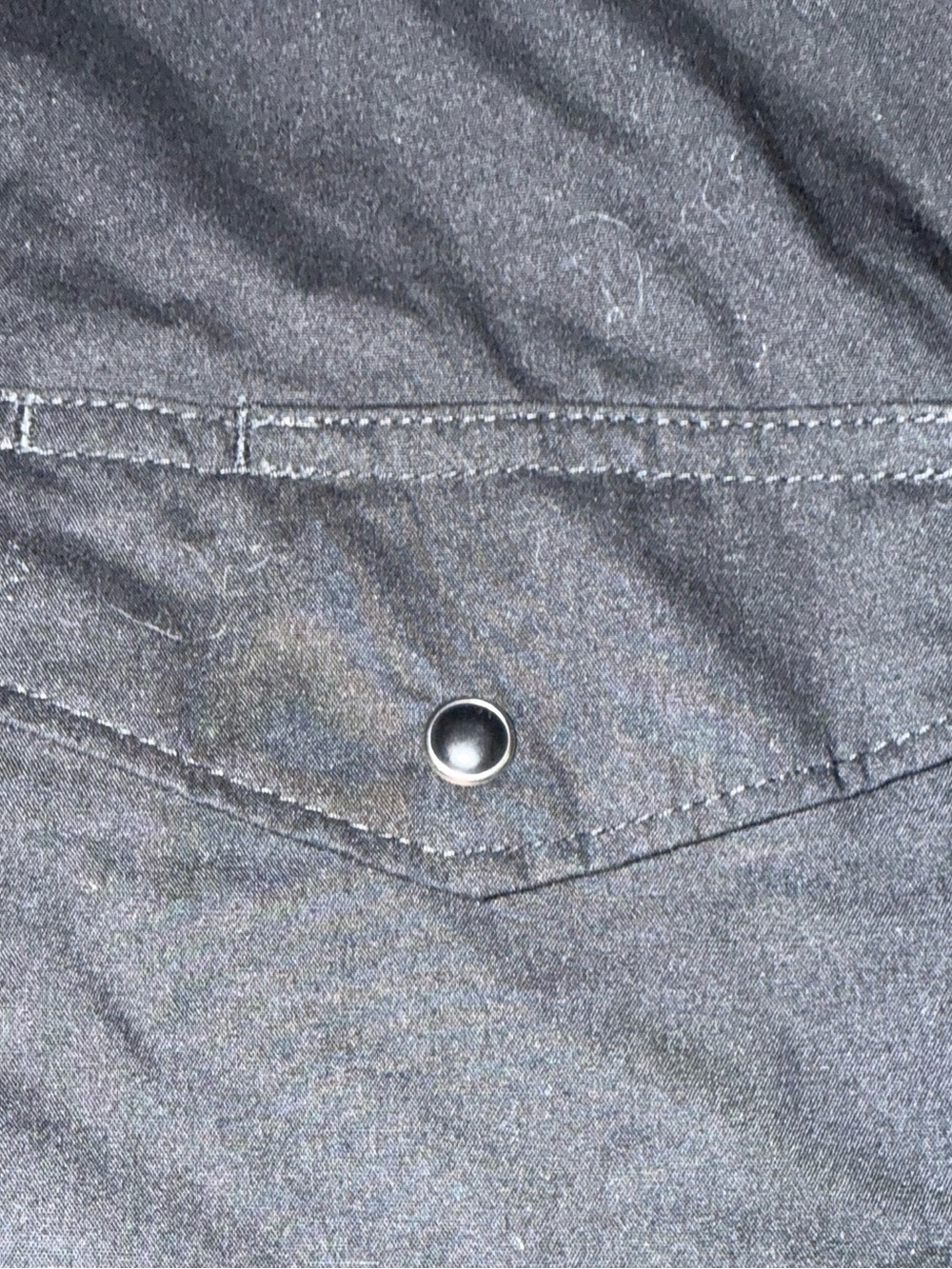 Men’s Wrangler Black Long-Sleeve Button-Down Western Shirt with snaps Size 3X - Picture 2 of 4